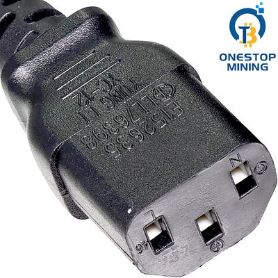 EU 플러그 Asic 광부 전원 공급 장치 코드 케이블 1.5m 1.8m 2m