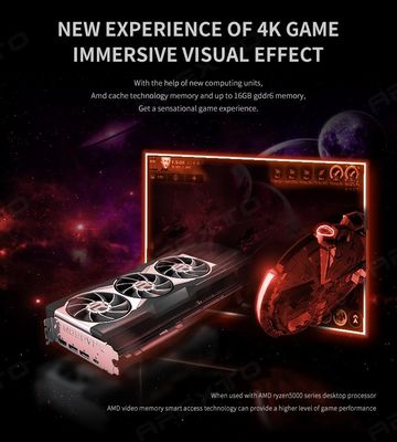 Msi 게임용 Radeon Rx 6800 Xt 16gb Gddr6 Oc 게임용 PC용 그래픽 카드