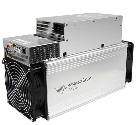 주식에서 사용된 간접이 위하트셰미네르 M21S 58T Btc 채굴기