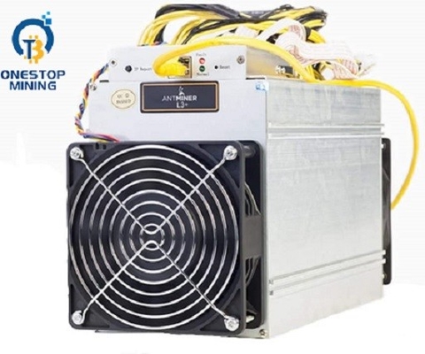 전원 공급기와 앤트미네르 L3+ 504mh/S 1.6w/Mh Asic 라이트코인 광부
