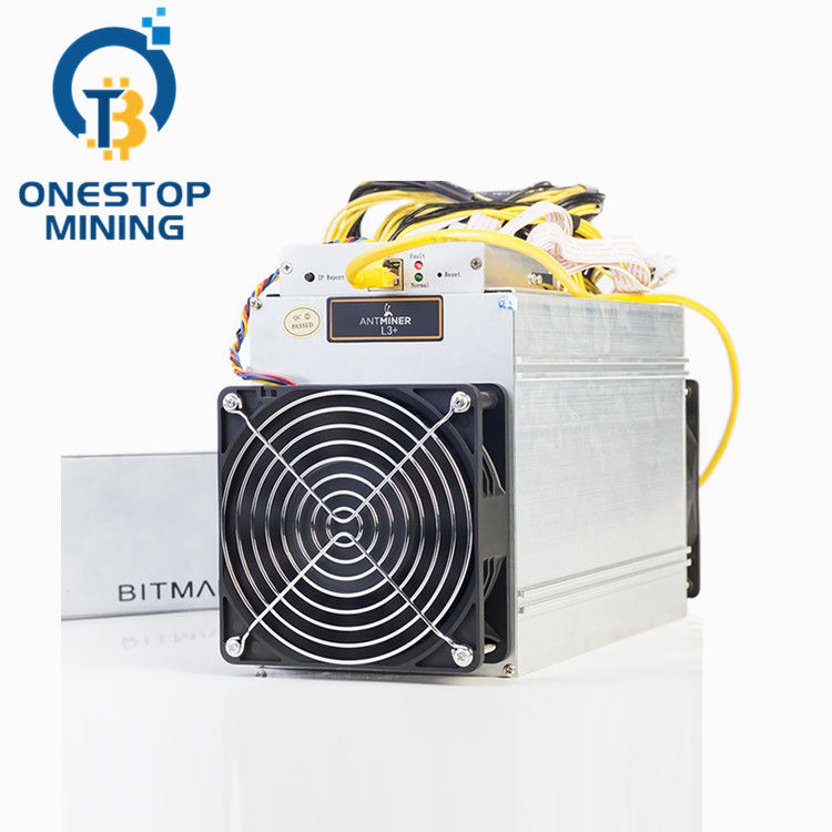전원 공급 장치에 Antminer L3+ 504mh/S 1.6w/Mh Asic Litecoin 광부 수익성 높음